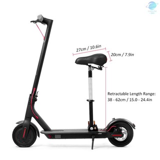 【Ready Stock】O & G Foldable Height Adjustable Saddle Set for Xiaomi Electric Scooter Pro Chair M365 Scooter Elect (2)