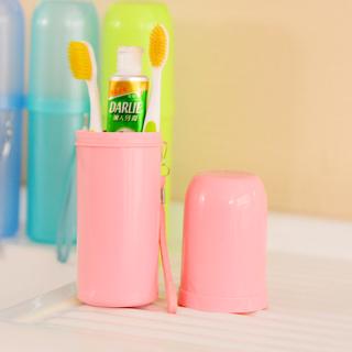 Portable Toothbrush Holder Plastic Tooth Case Cover Cup (7)