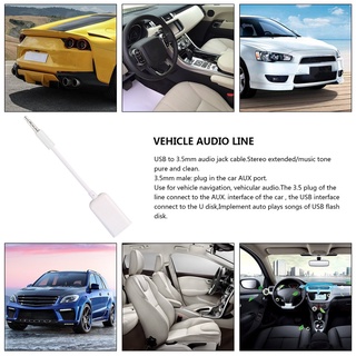 ❤Discount 3+ 3.5mm Male AUX Audio Plug Jack To USB 2.0 Female Converter Cord Cable Car MP3