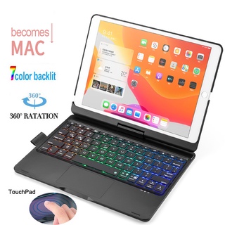 Touchpad Keyboard Case For ipad 10.2 7th 8th Gen 9th generation Air 3 4 Pro 10.5 11 Bluetooth trackpad Keyboard Casing (1)