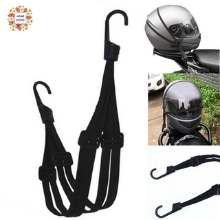 COD Black Motorcycle Flexible Luggage Elastic Rope Strap(Not Include Helmet) (1)