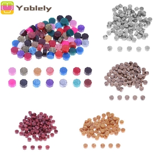 [Yoblely]100pcs/lot Vintage Sealing Wax Tablet Pill Beads for Envelope Wax Seal Wax particles