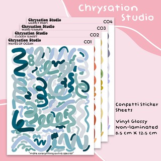 CHRYSATION Confetti Deco Sticker Sheets