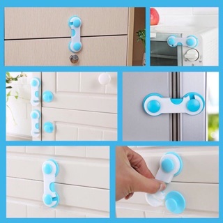 ZH168 Plastic Hone Decor Drawer Lock Kids Protect Wardrobe Cabinet