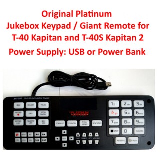 Original Platinum Jukebox Keypad for Platinum T-40 Kapitan, T-40S Kapitan 2 JBK-1000