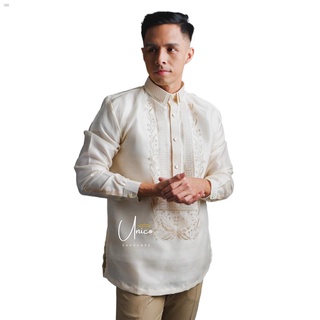 Preferred✹Barong Tagalog for Men Piña Organza with Lining Centennial Design