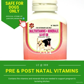 LC Vit OB Chewable Tablets for pregnant and lactating dams (30 tabs)