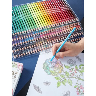 ♦Brutfuner 48/120/160/180/260 Professional Oil Color Pencil Soft Wood Watercolor Colored Pencils Set