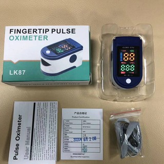 [Ready Stock] Finger Pulse Oximeter Blood Oxygen Saturation Blood Oxygen Monitor