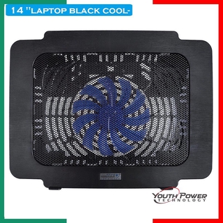 Cool Cold Laptop Cooling Pad Laptop Fan Cooler for 14'' Laptop Black (1)
