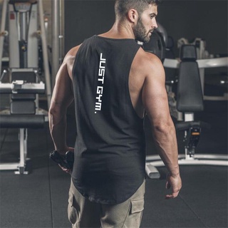 VestBrand Cotton Running Vest Men Fitness Muscle Sleeveless T-shirts Summer Gym Clothing Sport Tank