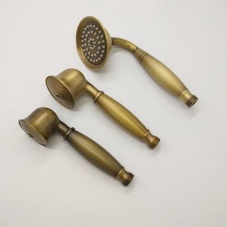 ≨☨European antique brass bath shower shower shower hand-held small puff head shower single nozzle fu