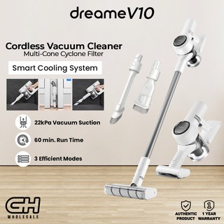 Dreame V10 Cordless Vacuum Cleaner 22000Pa Suction with HEPA Filter EU Version
