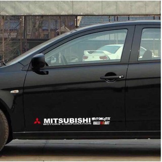 Mitsubishi 2PCS Body side door sticker car sticker B-7