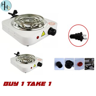 Portable Electric Stove Single Burner 1000W Hot Plate JX1010B (White) Buy 1 Take 1