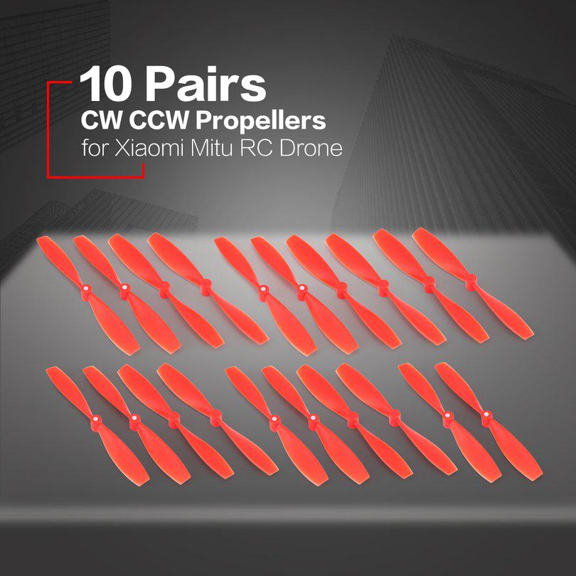 【game】10 Pairs CW CCW Propellers Props Blades Spare Parts for Xiaomi Mitu RC Drone