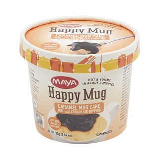 MAYA Happy Mug Caramel Mug Cake Mix with Chocolate Topping (80g)