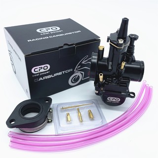 CPO Carb motorcycle Carburetor PWK 28 30 high black color 28mm 30mm with power jet for motor bike racing