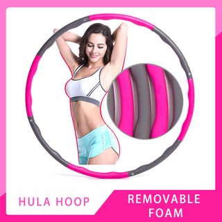 Hula Hoop Adult Segments Removable Foam Fitness Exercise Hula Hoop Fitness Adult for Fitness