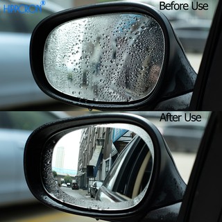 2 Pcs Car Rainproof Film for Car Rearview Mirror Car Rearview Mirror Rain Film Clear sight in rainy days Car film