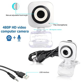 PC Webcam with Built-in Microphone Videos (2)
