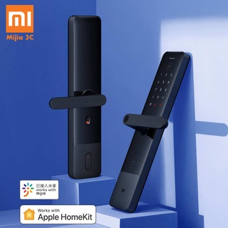 Xiaomi Mijia Smart Door Lock E Fingerprint Password Bluetooth Unlock Detect Alarm Work Mi Home App C