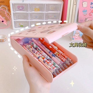 <24h delivery>W&G Writing case cute pencil case creative DIY storage box ins wind large capacity pen case (2)