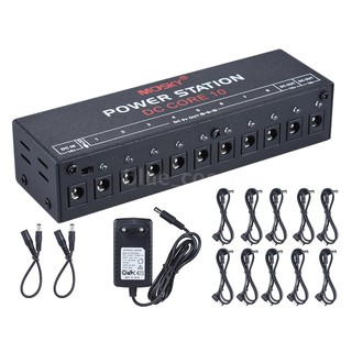 Mini Power Supply Station 10 Isolated DC Outputs for 9V 12V 18V Guitar Effect with Power Cables