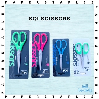 SQI office and school scissors (4 1/2, 5 1/2, 6 1/2,7 1/2) | SOLD PER PIECE