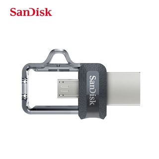 SANDISK Ultra Dual Micro-USB Drive 16G 32G 64G 128G 256GB OTG Type-C and Micro USB 3.0/USB3.1
