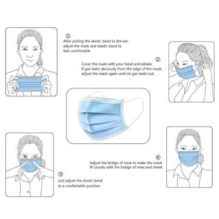 3-Ply Disposable Surgical Face Mask 50 pcs (4)