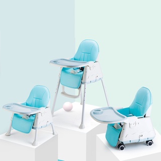 Baby High Chair Children Feeding Chair Booster Seat Safety Dining Table Adjustable Folding Multi-fun