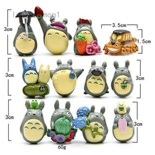 12 Pcs/Set My Neighbor Totoro Mini Figure DIY -Micro Landscape Garden Resin Decoration