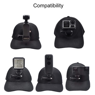 Baseball Cap Sunshade Hat with Buckle Mount for Insta360 one x/ONE R/ONE X 2/GoPro Hero/DJI OSMO Act