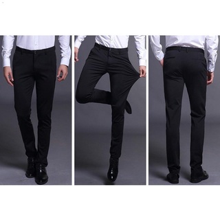 Ready Stock♟Formal Slacks for Men Trouser Pants Office Wear Cotton Stretchable Fits Plus Size Comfy