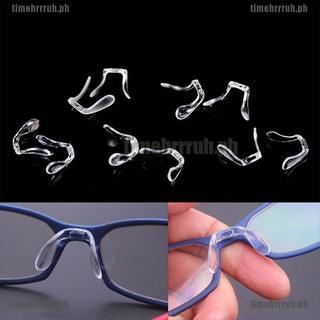 <hot_TH>2pcs Pvc Plastic Anti-Slip Stick On Nose Pads Eyeglass Sunglasses