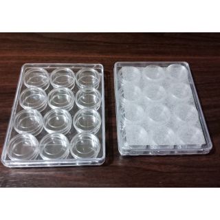 Empty cream acrylic bottle jar container (1)