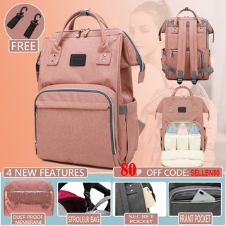 Upgraded Diaper Bag Backpack Baby Nappy Bag (1)