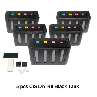 5 pcs. DiY CiSS Kit 4 Colors without ink