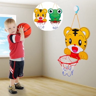 Indoor Adjustable Hanging Basketball Netball Hoop Portable Plastic Mini Basketball Box with Ball Chi