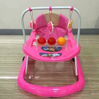 Height Adjustable, Musical, Soft Cushion Baby Walker