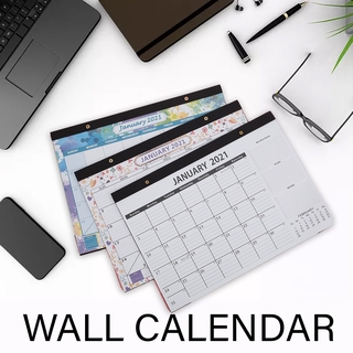 2021 Simple Wall Calendar Weekly Monthly Planner Agenda Organizer Home Office Hanging Wall Calendar