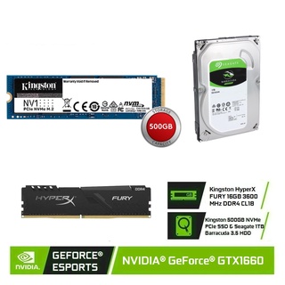 NVIDIA® GeForce® Gaming PC: GeForce® GTX 1660 6GB with Intel i5-12400F (4)