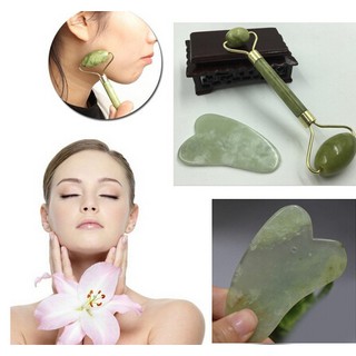 COD Massager Guasha Facial Jade Roller Body Gua Sha Board