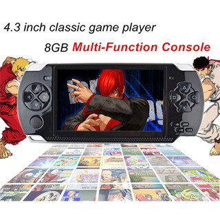 PSP Game Console 4.3Inch 8GB Multi Function Games Player Support 32 Bit 64 Bit 128 Bit