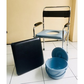 COMMODE CHAIR WITH FULL SEAT (BRAND NEW)