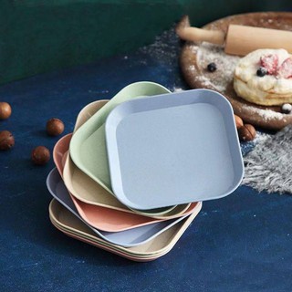 AASHOP.PH 1pc Creative Square Plastic Tableware Saucer Plate (4)