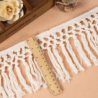 1 Yard Cotton Fringe Tassel Ribbon Lace Trim Craft Supplies (4)