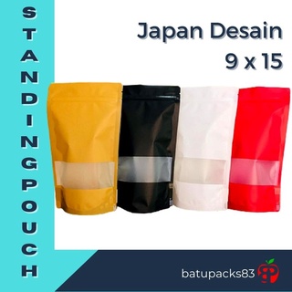 clear pouch¤25 PCS Pouch Doff Packaging Standing Japan Design Clear