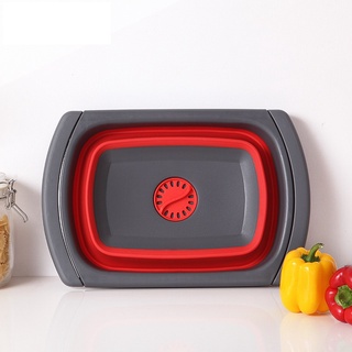 [recommended by store manager]Folding Washing Basin Retractable Handles Dish Pan Portable Fruit Vege